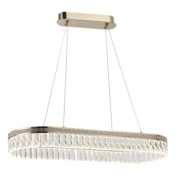 Lustre LED dimmable en cristal suspendu sur câble THALIA LED/50W/230V 3000-6000K + télécommande