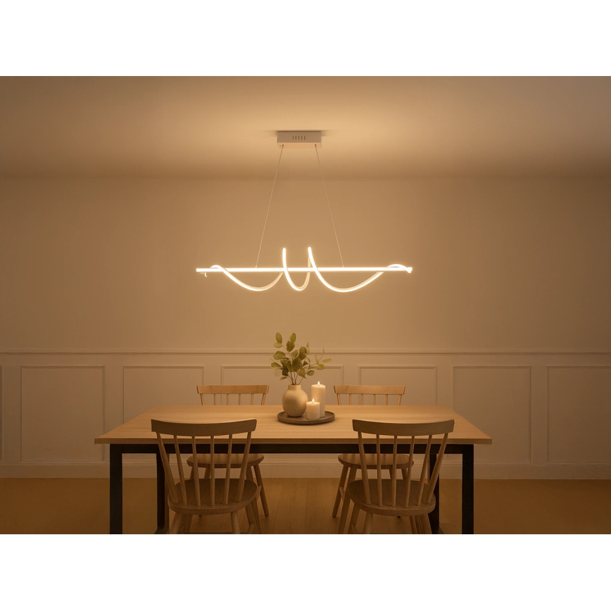 Lustre LED dimmable sur câble LED/50W/230V 3000-6500K 100 cm + télécommande