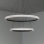 Lustre LED dimmable sur câble LED/55W/230V 3000-6500K Ø 60 cm + télécommande