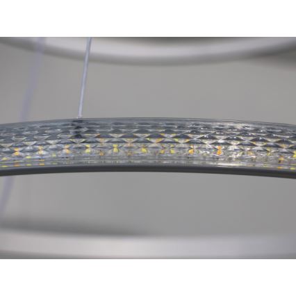 Suspension LED dimmable sur câble LED/55W/230V 3000-6500K Ø 60 cm + télécommande