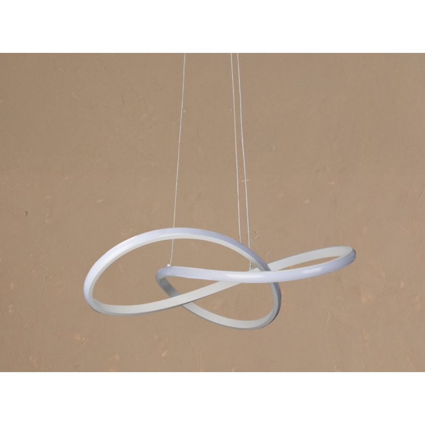 Suspension LED dimmable sur câble 65W/230V 3000-6500K Ø 49 cm + télécommande