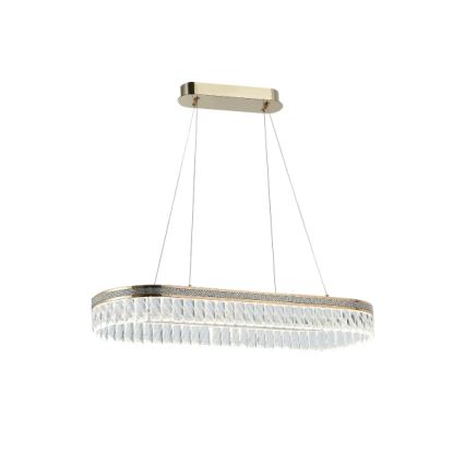 Lustre LED dimmable en cristal suspendu sur câble THALIA LED/50W/230V 3000-6000K + télécommande