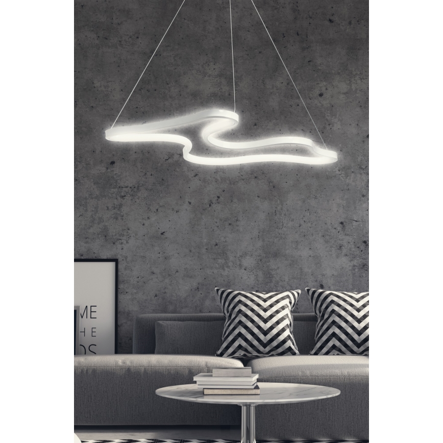 Lustre LED sur câble ARTISAN LED/36W/230V 6500K blanc