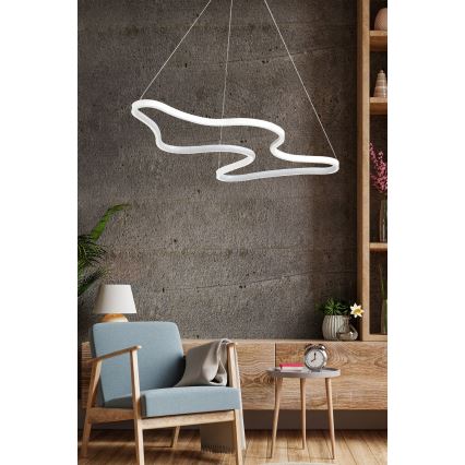 Lustre LED sur câble ARTISAN LED/36W/230V 6500K blanc