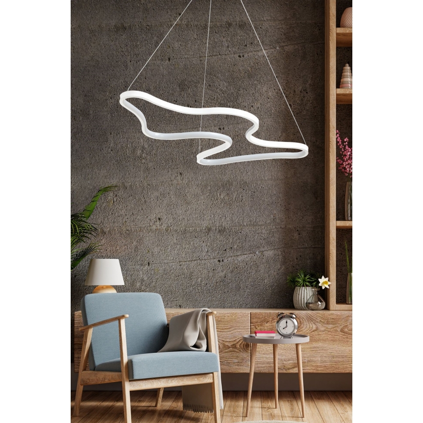 Lustre LED sur câble ARTISAN LED/36W/230V 6500K blanc