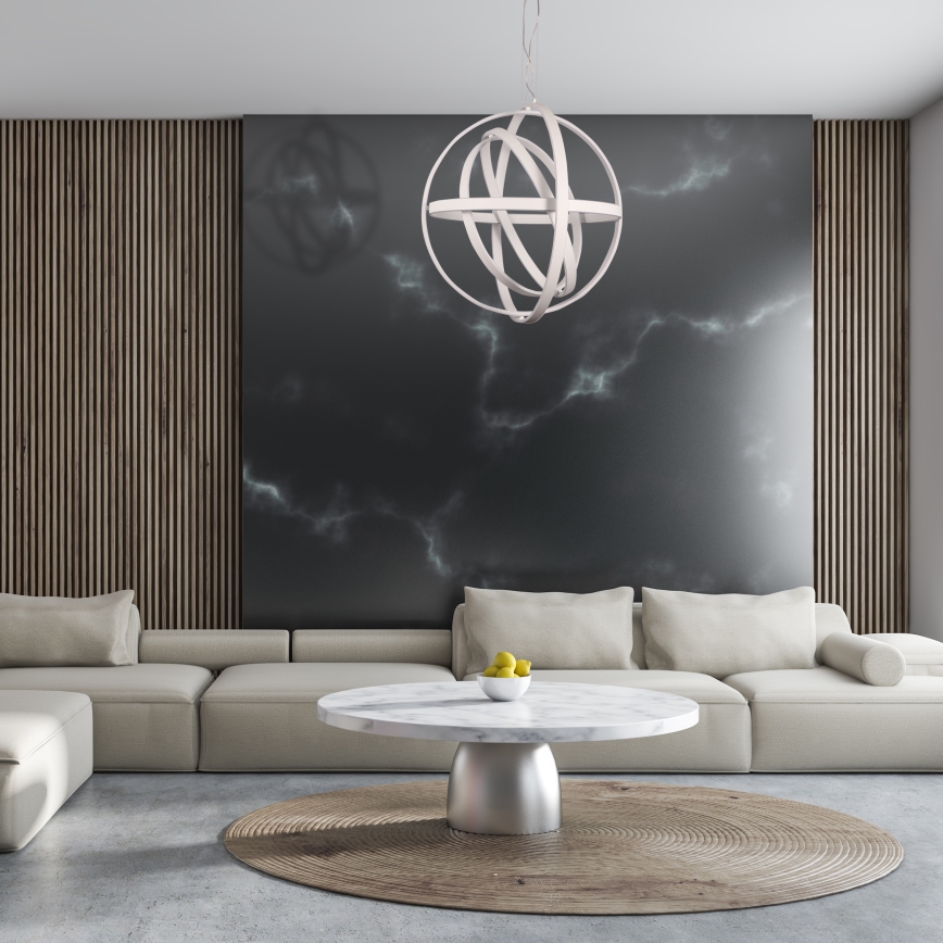 Lustre LED sur câble COPERNICUS LED/260W/230V blanc