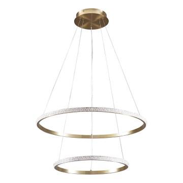 Lustre LED sur câble DIANA LED, 44 W / 230 V, 4000 K, Ø 59 cm, doré