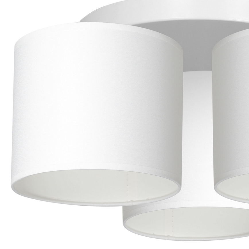 Lustre monté en surface ARDEN 3xE27/60W/230V blanc