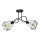 Lustre monté en surface KARO 2xE27/15W/230V noire