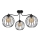 Lustre monté MERCURE 3xE27/15W/230V noir