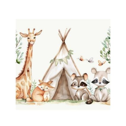 Lustre pour chambre d'enfant KIDS ROOM 1xE27/60W/230V, Ø 40 cm, motifs animaux