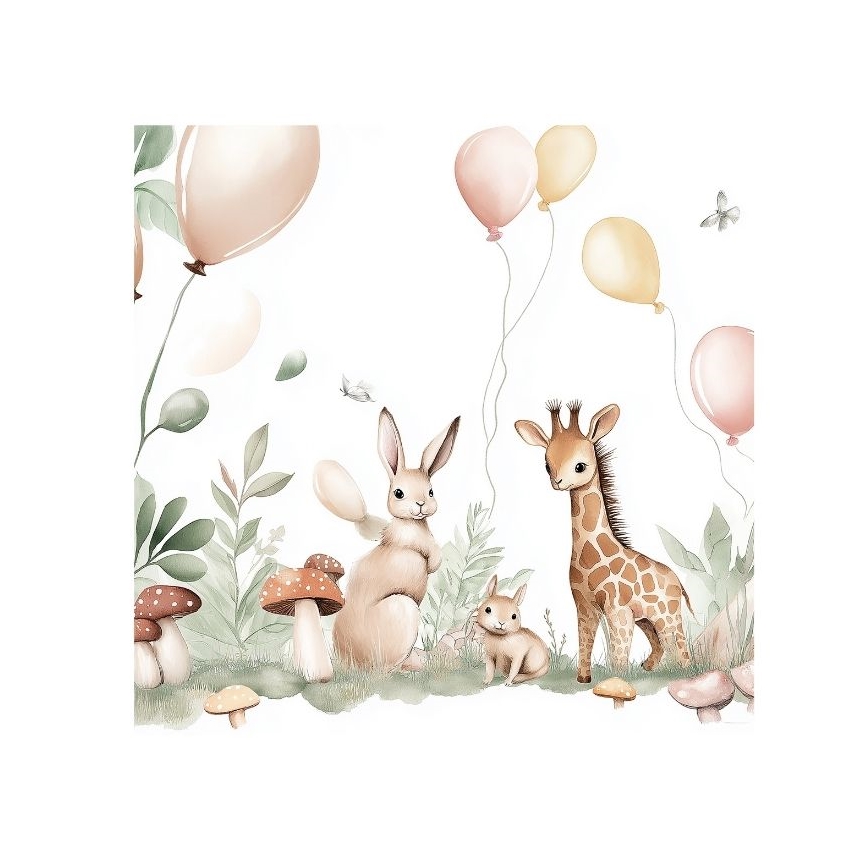 Lustre pour chambre d'enfant KIDS ROOM 1xE27/60W/230V Ø 40 cm — motifs animaux