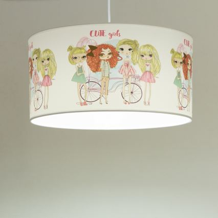 Lustre pour enfant GIRLS VIBES 1xE27/60W/230V pr. 40 cm pour filles