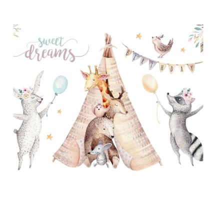 Lustre pour enfant KIDS ROOM 1xE27/60W/230V Ø 40 cm à motifs d'animaux