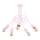 Lustre pour enfant monté en surface TANGO 5xE27/60W/230V rose