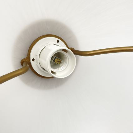 Lustre réglable RAMONA 1xE27/60W/230V marron/blanc/chêne