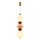 Lustre sur câble LED FLORES LED/15W/230V doré/orange/marron