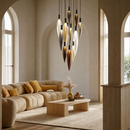 Lustre sur câble NORDIC 11xG9/5W/230V noir