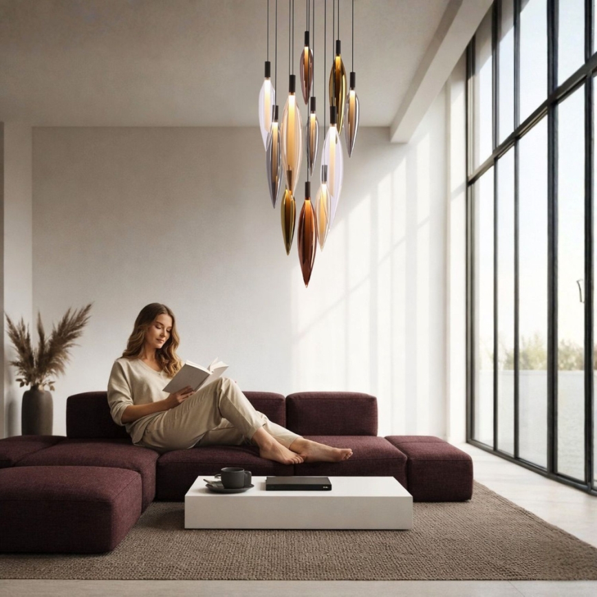 Lustre sur câble NORDIC 11xG9/5W/230V noir