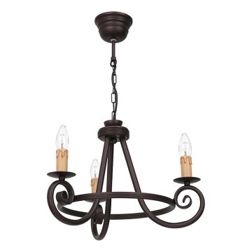 Lustre sur chaîne FAUST 3xE14/15W/230V
