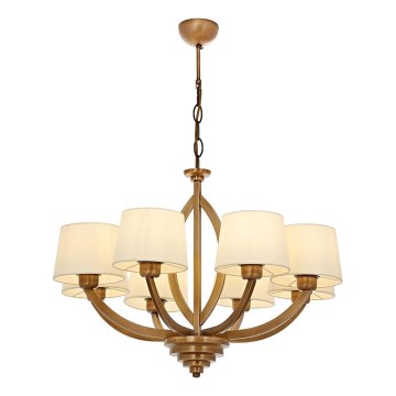 Lustre sur chaîne LAHORE 8xE27/40W/230V bronze