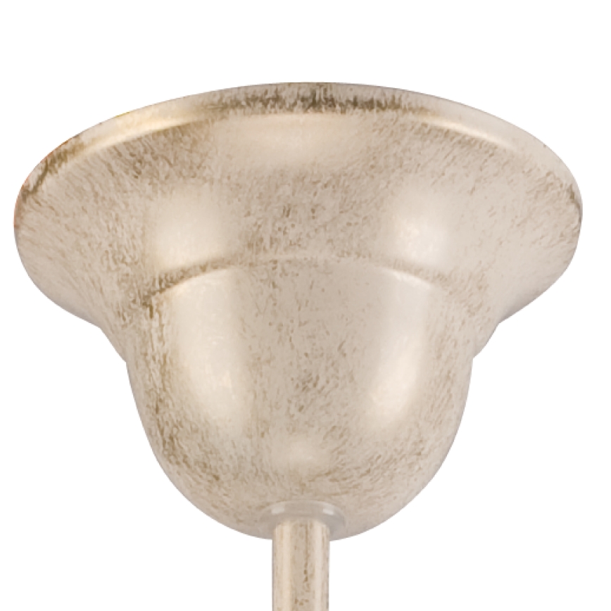 Lustre sur chaîne RETRO II 5xE27/60W/230V blanc patiné