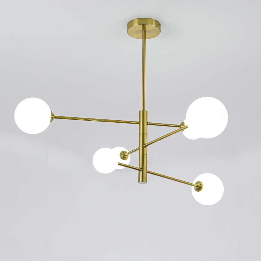 Lustre sur tige DORADO 6xG9/40W/230V doré