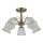 Lustre sur tige LOSANNA 5xE14/40W/230V laiton