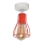 Lustre TUBE II 1xE27/15W/230V rouge