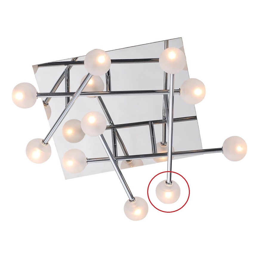 Luxera 17101 - Ersatzgläser für Deckenleuchte OLIVIA G4
