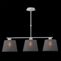 LUXERA 18067 - Chandelier COMBO 3xE27/60W grau
