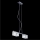 Luxera 46017 - Lampadario a sospensione con filo VAMP 4xG9/40W/230V