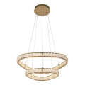 LUXERA 46152 - Suspension LED sur câble MIST LED/65W/230V 4000K dorée