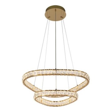 LUXERA 46152 - Suspension LED sur câble MIST LED/65W/230V 4000K dorée