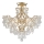 LUXERA 62439 - Plafonnier en cristal GRANADA 6xE14/40W/230V
