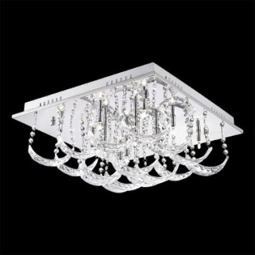 Luxera 64314 - Plafoniera BACARAT 12xG4/20W/230V