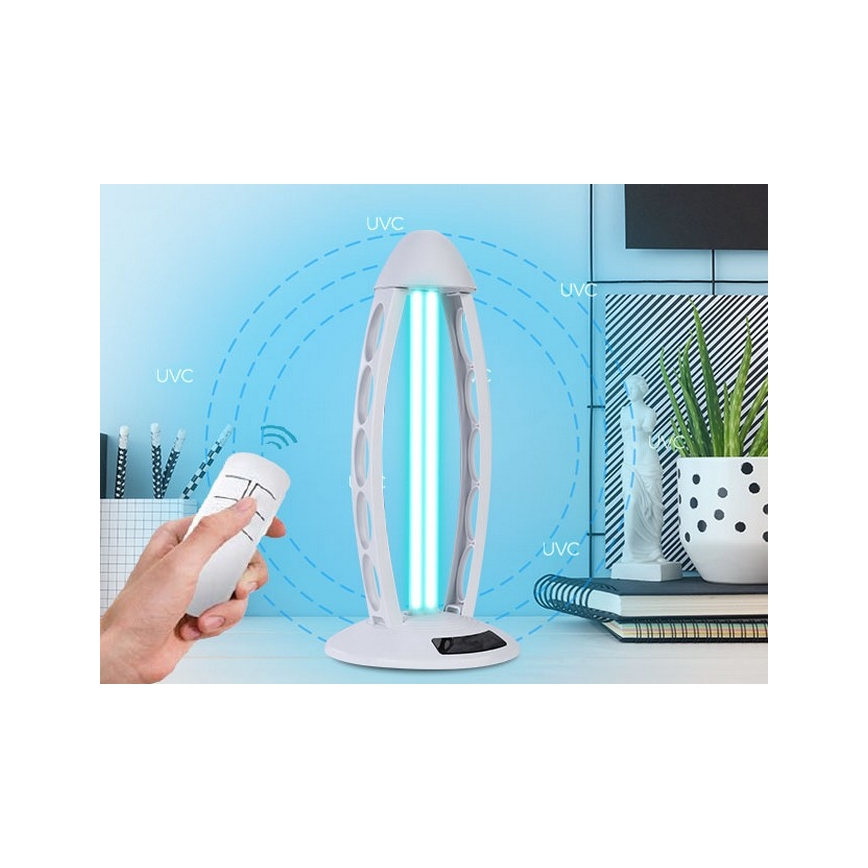Luxera 70416 - Lampada germicida con sensore e ozono UVC/38W/230V + T