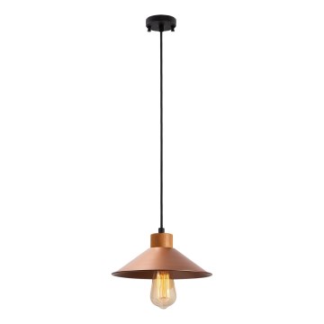 MANAVGAT Pendelleuchte 1xE27/40W/230V Kupfer/Braun