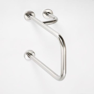 Maniglia di supporto 23,5x38 cm acciaio inox/argento