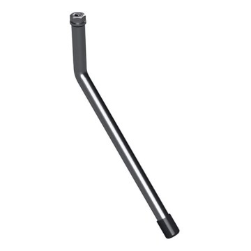 Maniglia per specchi 1x14,8 cm in acciaio inox/argento