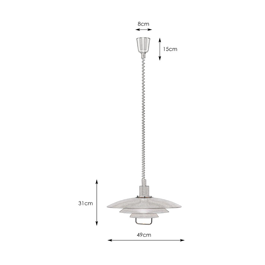 Markslöjd 102281 - Pendelleuchte KIKRENES 1xE27/60W/230V