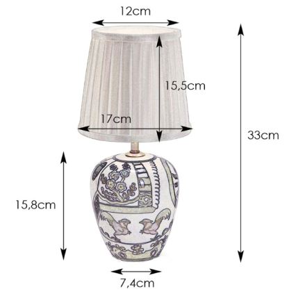 Markslöjd 104999 - Lampe de table GÖTEBORG 1xE14/40W/230V
