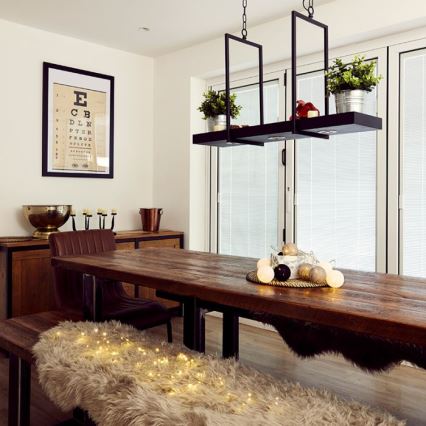 Marpzlöjd 105780 - Lampadario LED dimmerabile con catena TRAY 3xLED/3W/230V nero