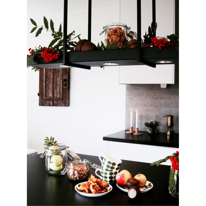 Markslöjd 105780 - Suspension LED à intensité modulable avec chaîne TRAY 3xLED/3W/230V noir