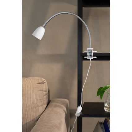 Markslöjd 106091 - Lampe de table à pince LED TULIP LED/3W/230V blanc