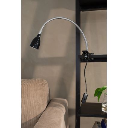 Markslöjd 106092 - LED-Tischleuchte mit einem Clip TULIP LED/3W/230V schwarz