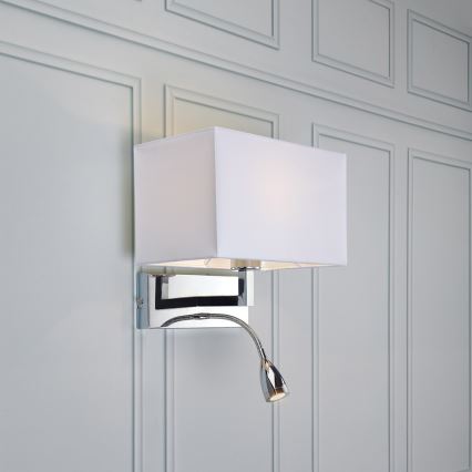 Markslöjd 106307 - Applique murale SAVOY LED/3W+E27/60W/230V