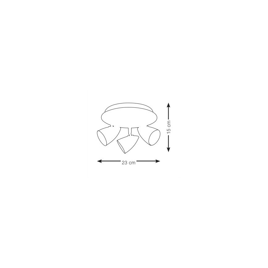 Markslöjd 106319 - Luce Spot CIRO 3xGU10/35W/230V