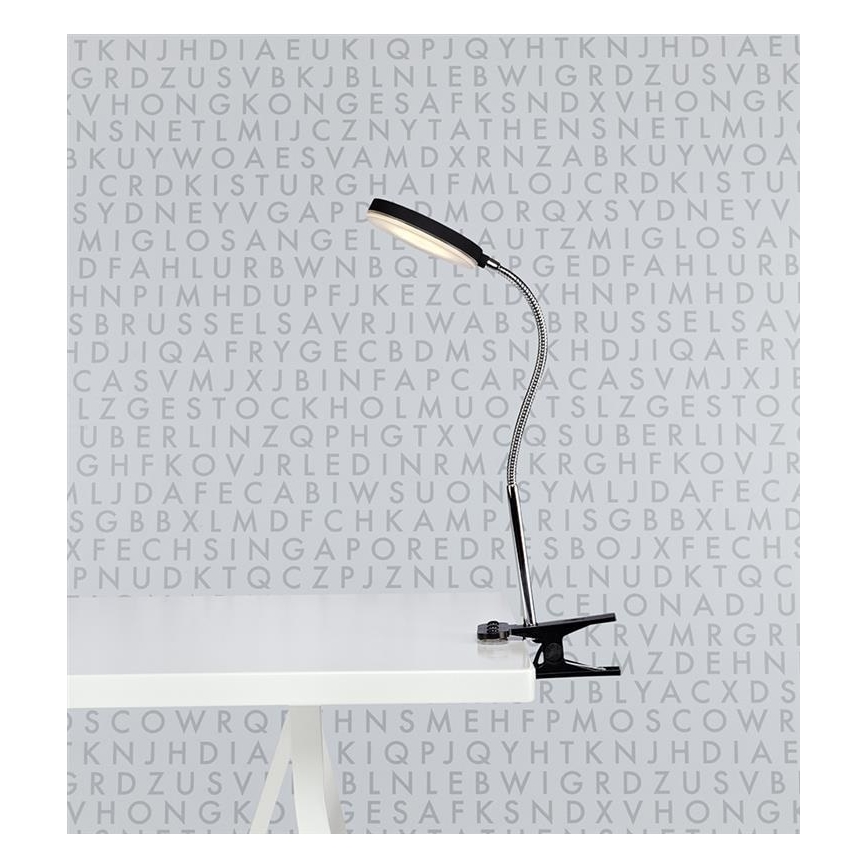 Markslöjd 106471 - Lampada con morsetto LED FLEX LED/5W/230V