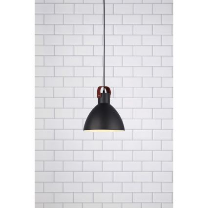 Markslöjd 106552 - Lampadario a sospensione con filo EAGLE 1xE27/60W/230V nero